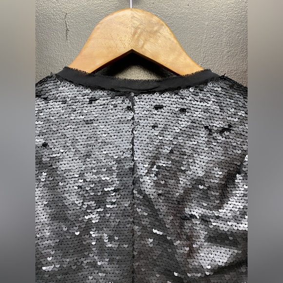 MISS ME black sequence waterfall blazer 🖤 - Picture 9 of 16